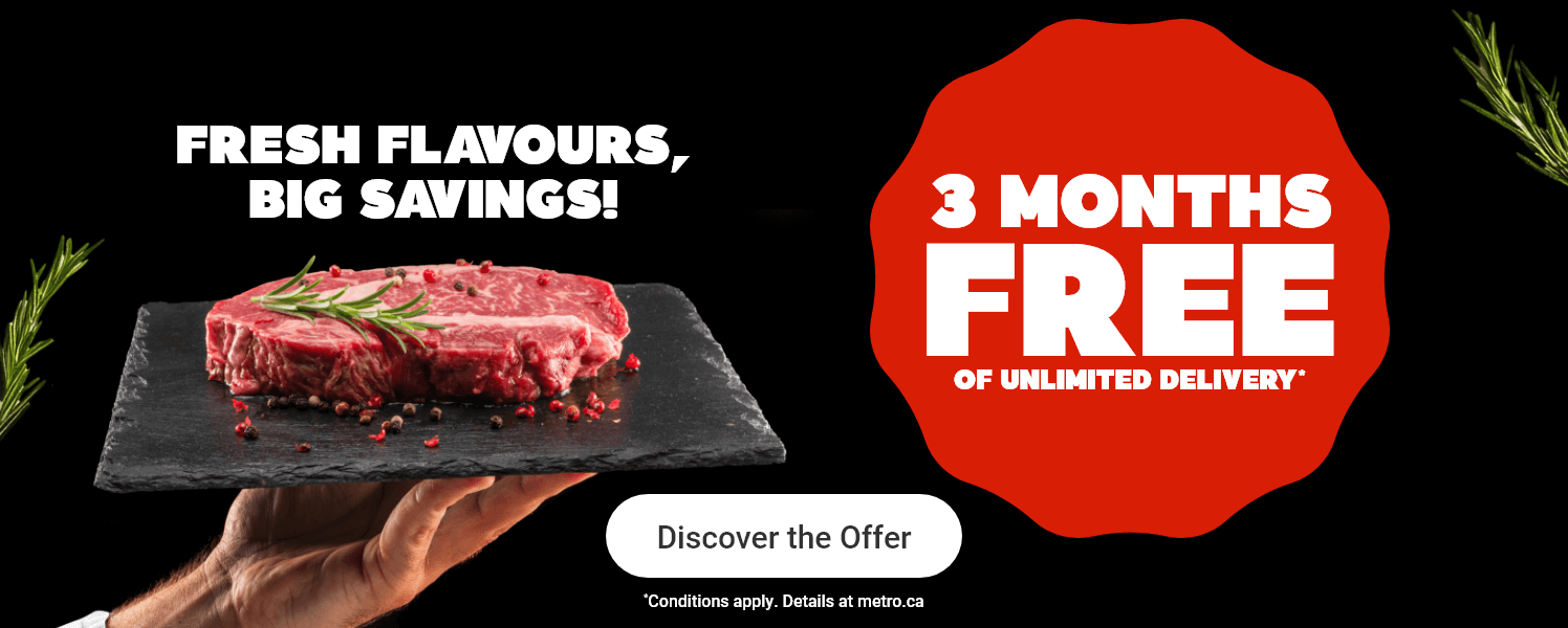 Fresh Flavours, Big Savings! 3 Months Free of Unlimited Delivery. *Conditions apply.