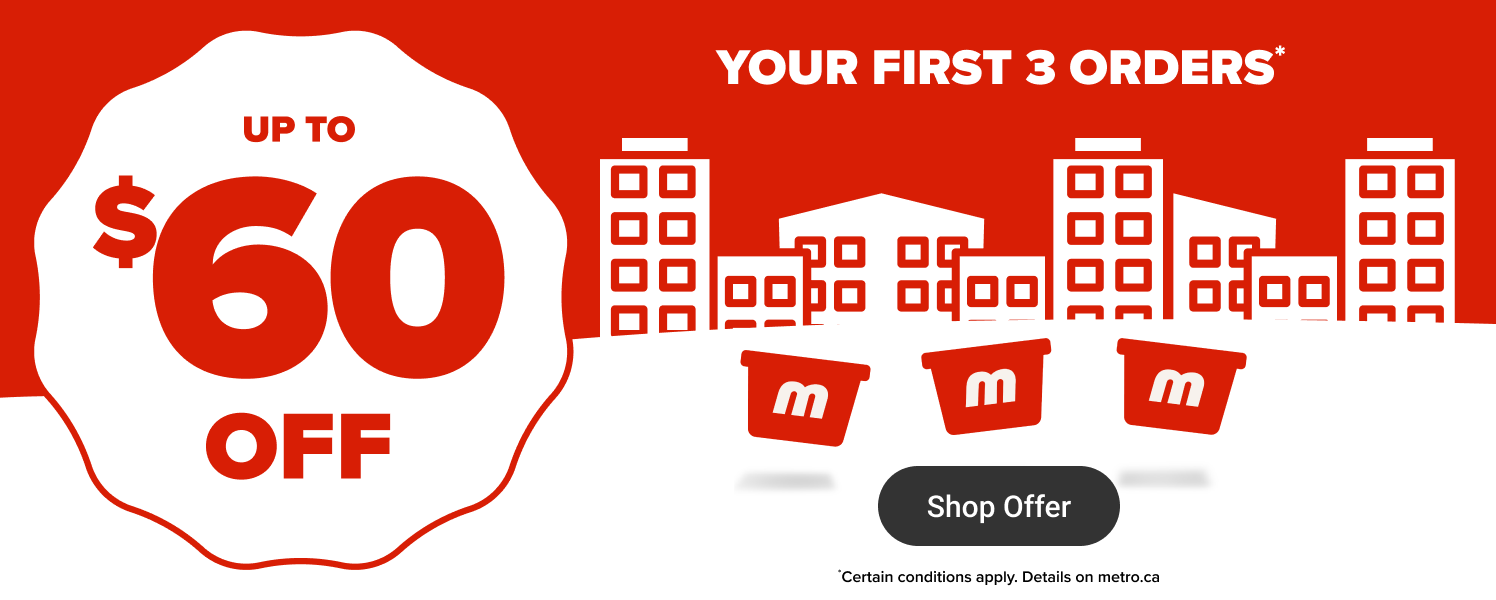 Up to $60 off your first 3 orders