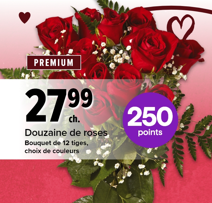 Douzaine de roses. Bouquet de 12 tiges, choix de couleurs. Premium. 250 Points.