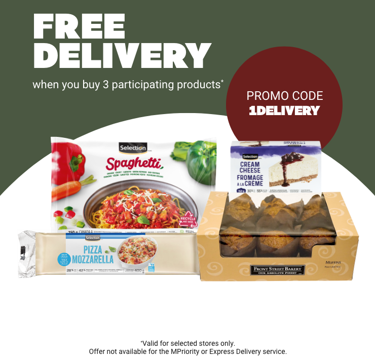 Free Delivery When you Buy 3 participating Products*. Promo Code 1DELIVERY *Valid for Selected Stores Only. Offer not Available for the Mpriority or Express Delivery Service. 