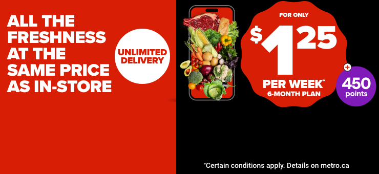 For Only $1,25 per Week* 6-Month plan + 450 Points.
