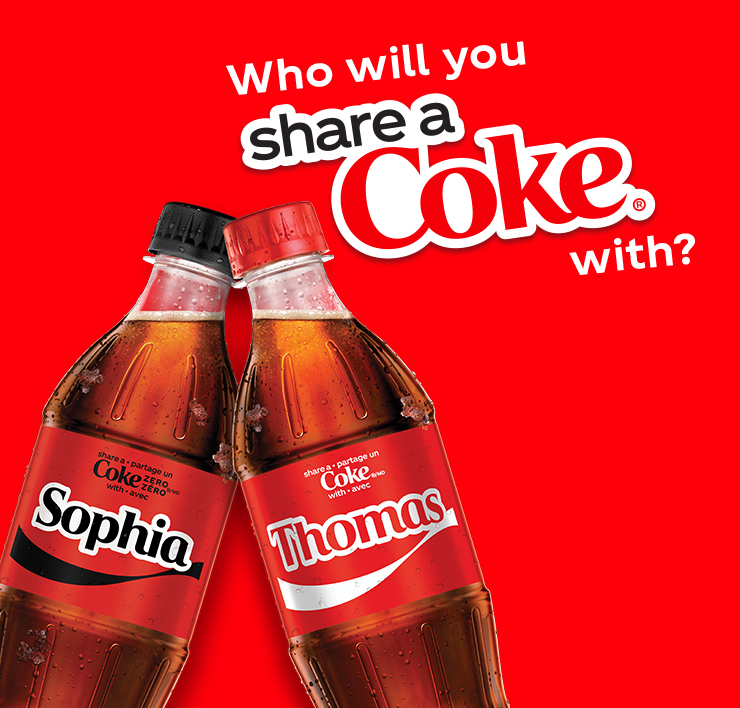 Who Will you Share a Coke With?