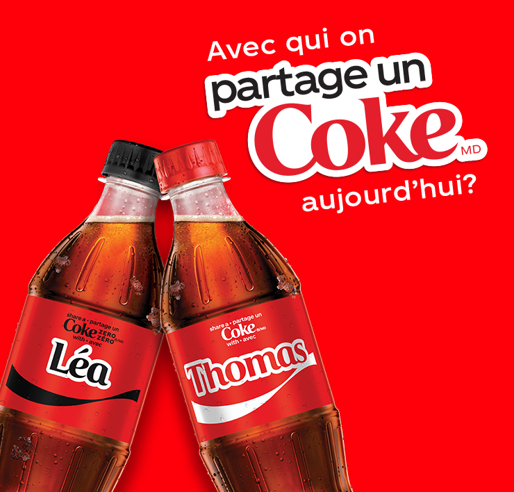 Avec qui on partage un Coke aujourd'hui?