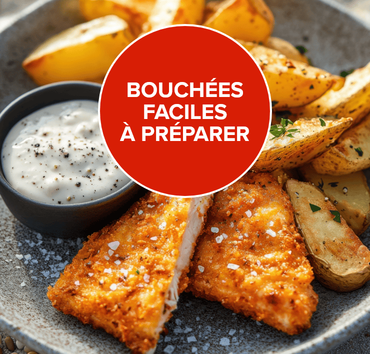 Bouchées faciles à préparer