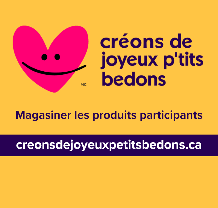 Créons de joyeux p'tits bedons - Magasiner les produits participants