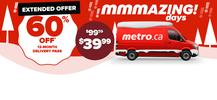 mmmAZING! Offer. Extended Offer. 60% Off 12-Month Delivery Pass.