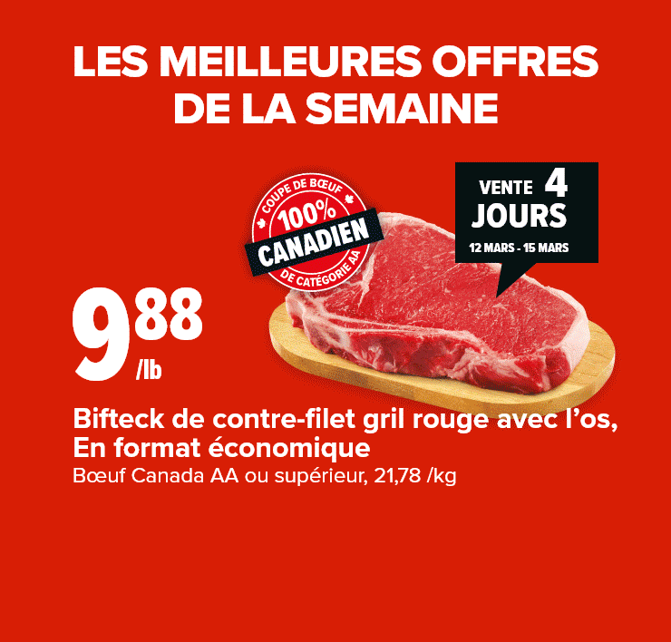 Les meilleures offres de la semaine. Raisins rouges géants ou noirs sans pépins, produit du Pérou. Biscuits Christie ou Dare.