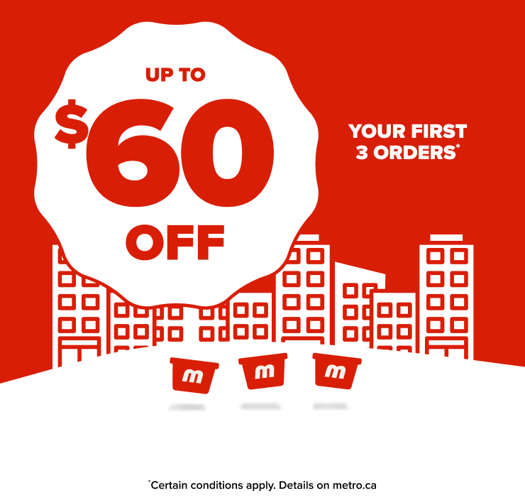Up to $60 Off Your First 3 Orders*