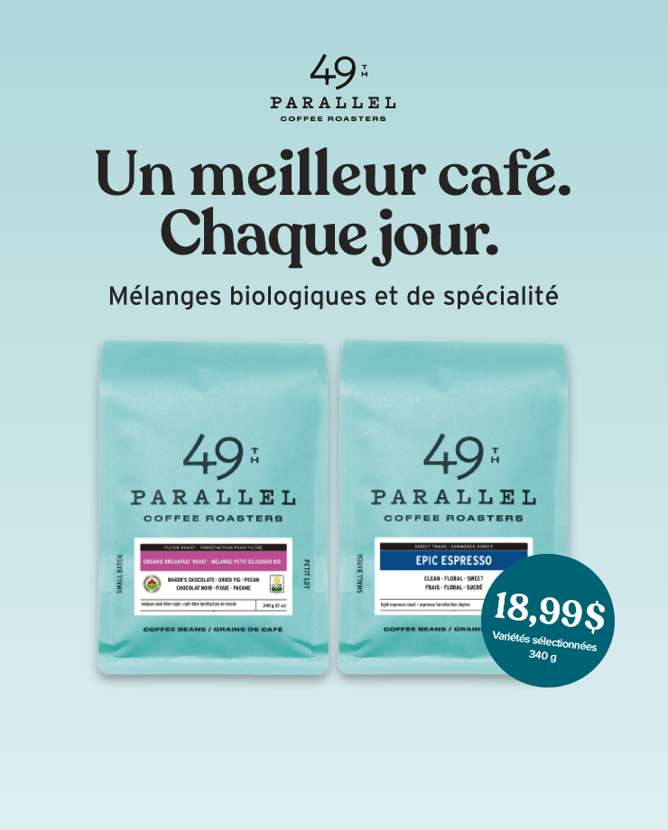 Un meilleur café. Chaque jour. Mélanges biologiques et de spécialité. Variétés sélectionnées, 340 g