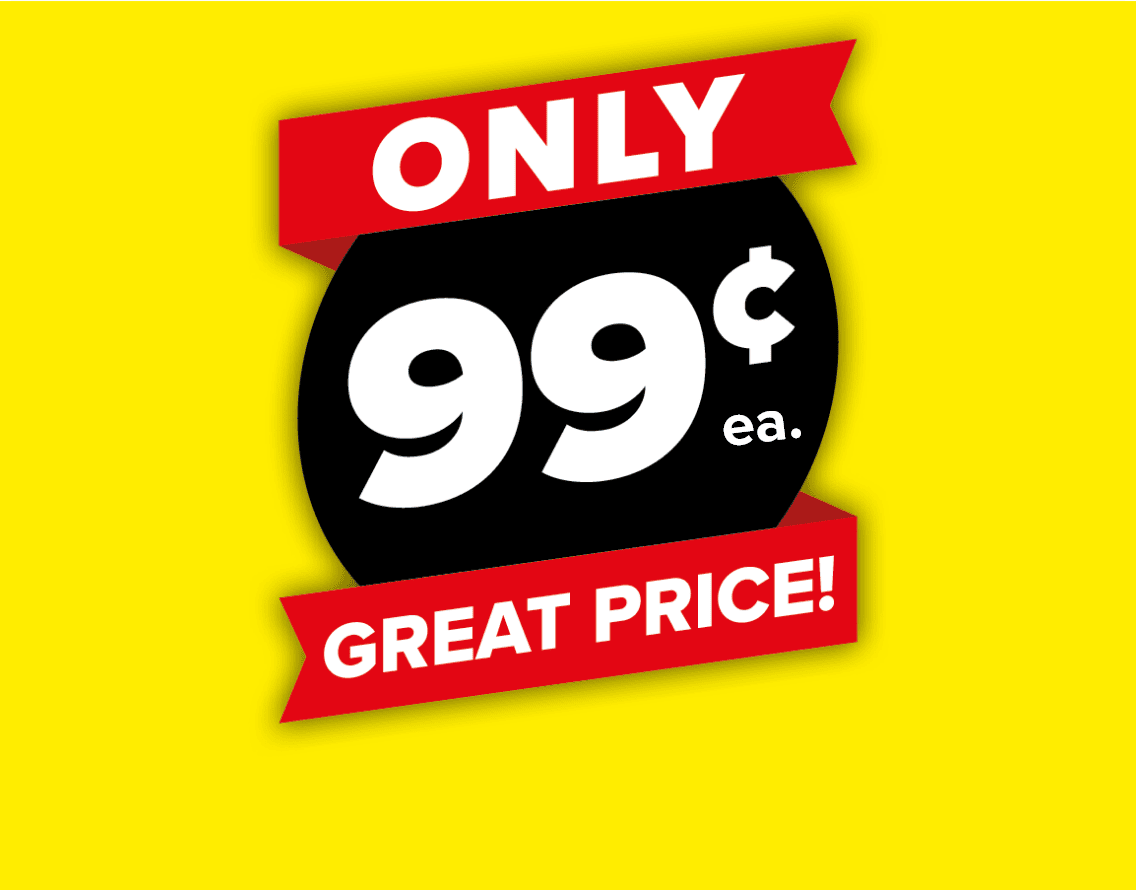 Only 99¢ ea. Great Price!