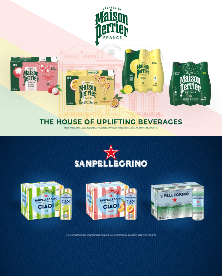 Created by Maison Perrier France. The House of Uplifting Beverages. Sanpellegrino. 