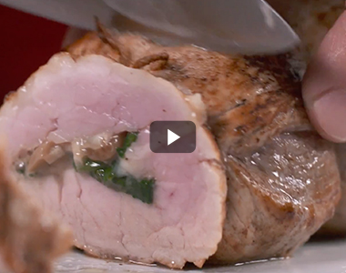 How to cook a stuffed pork tenderloin