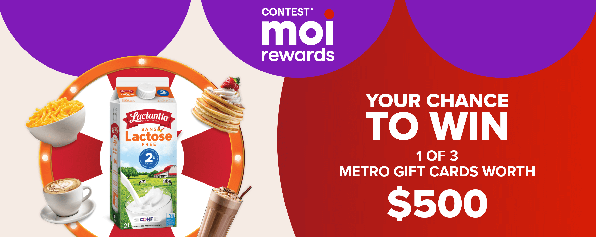 Contest* Moi Rewards - Your chance to win 1 of 3 Metro gift cards worth $500