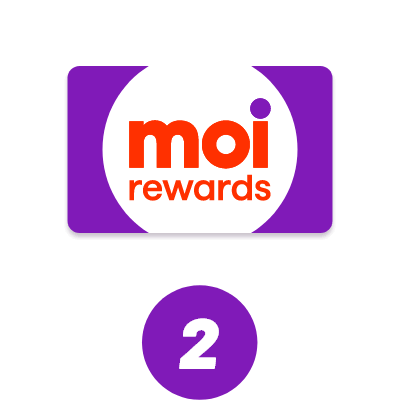 Moi Rewards card