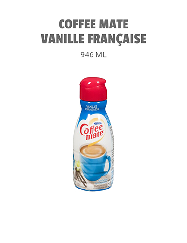 Coffee mate vanille française - 946 ML