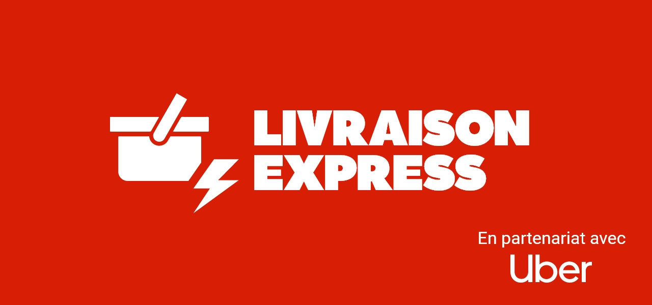 Livraison Express en partenariat avec Uber