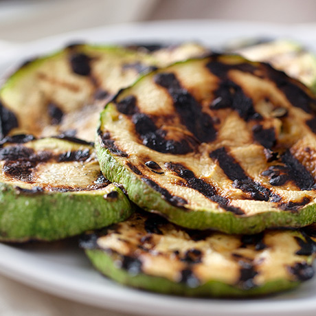 Courgettes grillées au barbecue