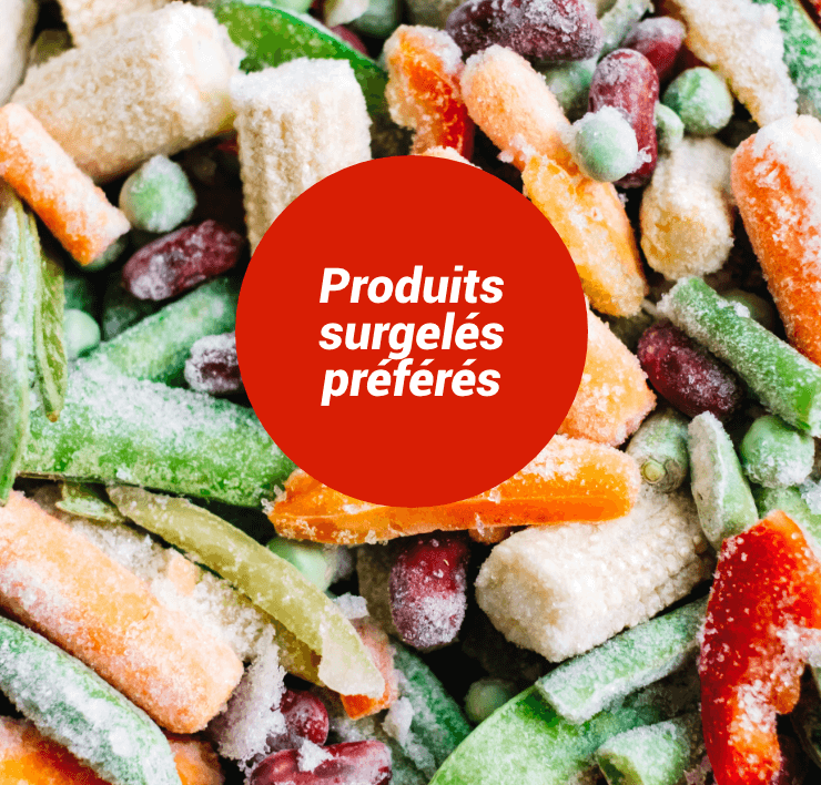 Produits surgelés préférés