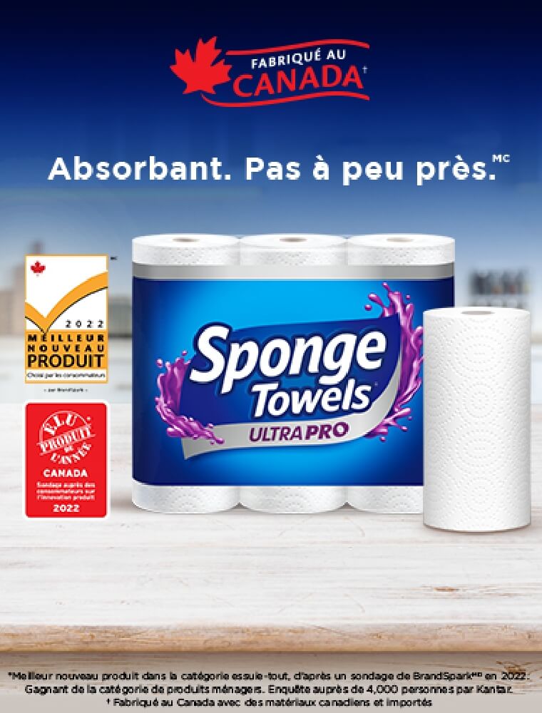 SPONGE TOWELS, Papier essuies-tout double épaisseur, Ultra Pro