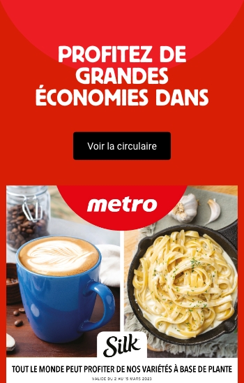 Profitez de grandes économies dans la circulaire
