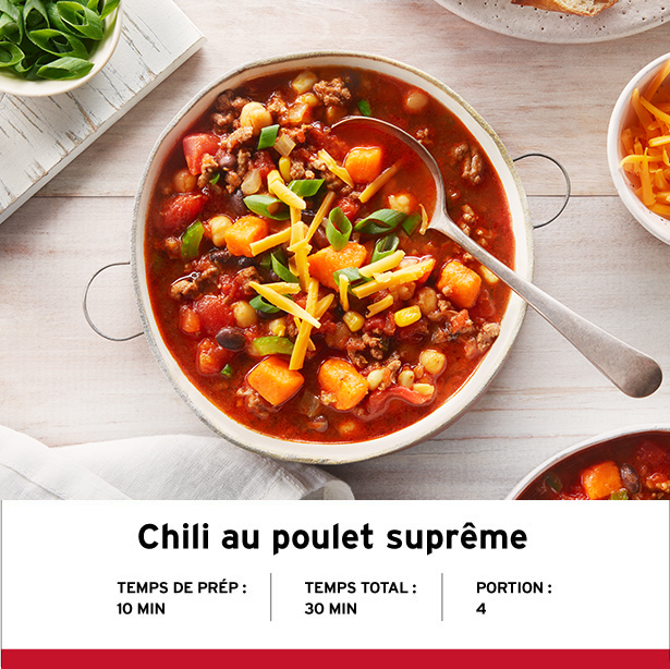 Chili au poulet suprême