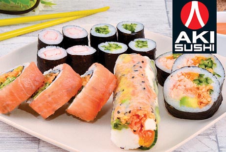 Aki sushi, only at Metro