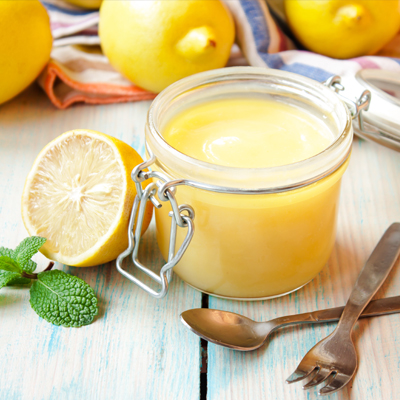 Lemony Banana Flans