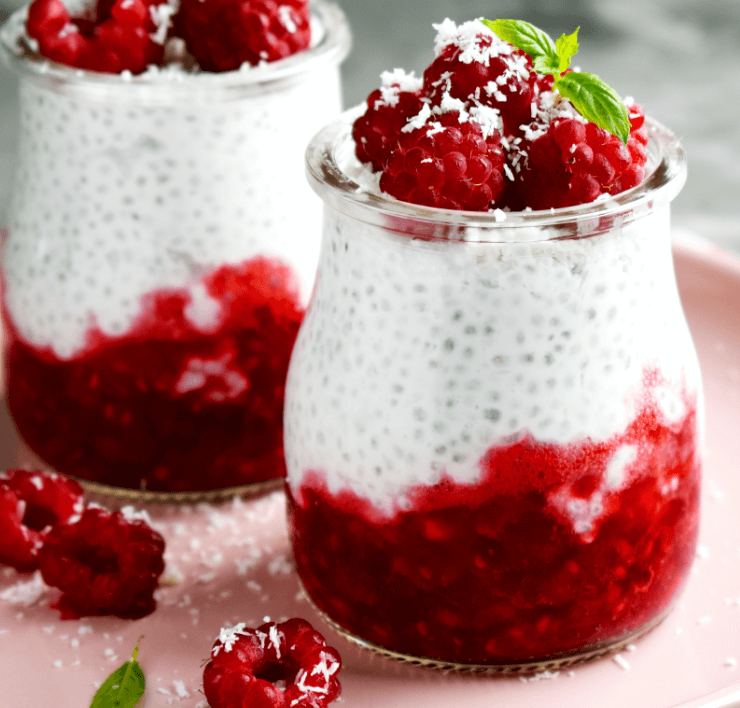 raspberry morning jars