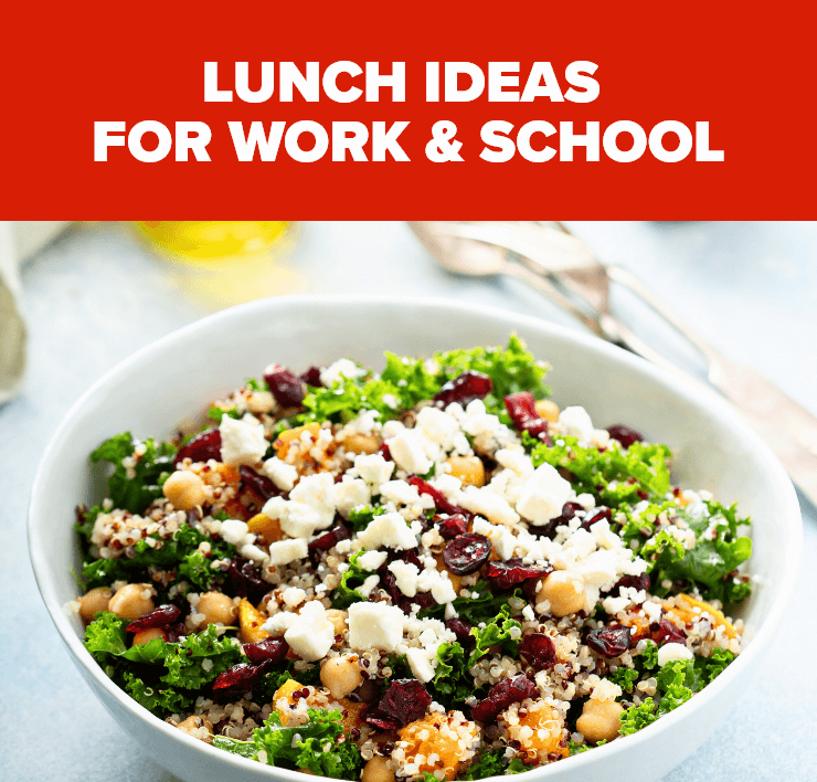 lunch ideas for work & school