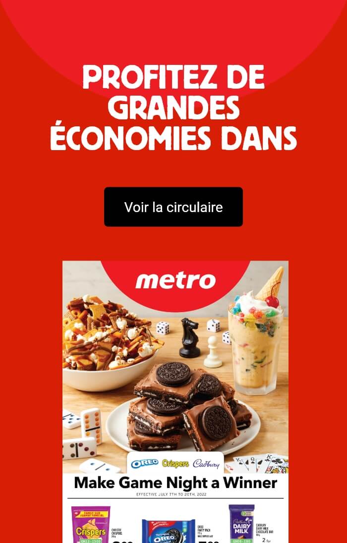 Profitez de grandes économies dans la circulaire
