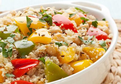 Couscous de légumes et pois chiches