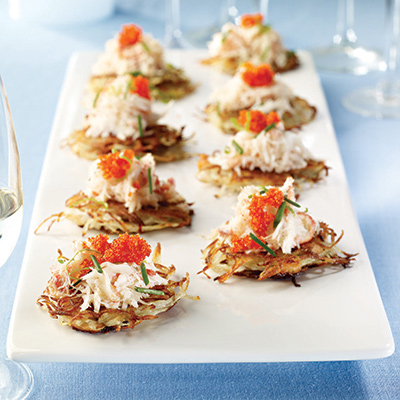 Smoked Salmon-Yukon Gold Potato Latkes