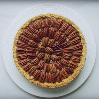 Maple syrup pecan pie