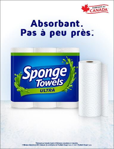 Sponge Towels - Essuie-tout double épaisseur, Ultra