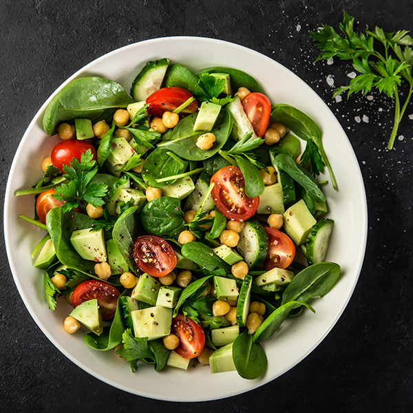 Greenhouse Tomato Chickpeas Salad
