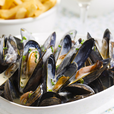 Two-mustard mussels