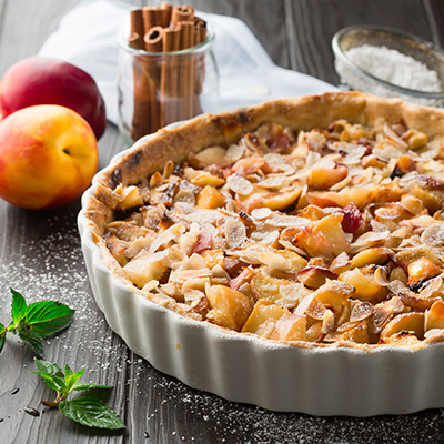 Almond Peach Pie