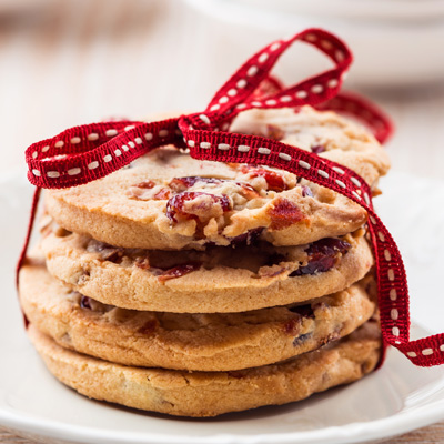 Cheddar Fruit and Nut Cookies