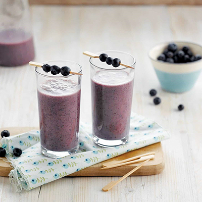 Silk Unsweetened Almond Lime Blueberry Smoothie