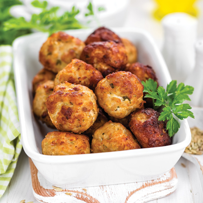 Meatballs with Chive Sauce