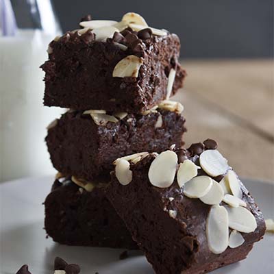 Brownies aux haricots noirs sans gluten