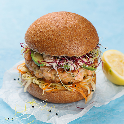 Salmon Dill Burgers