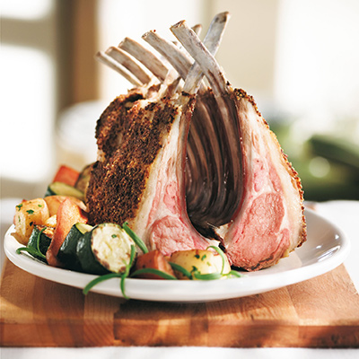 Rosemary-scented Racks of Lamb