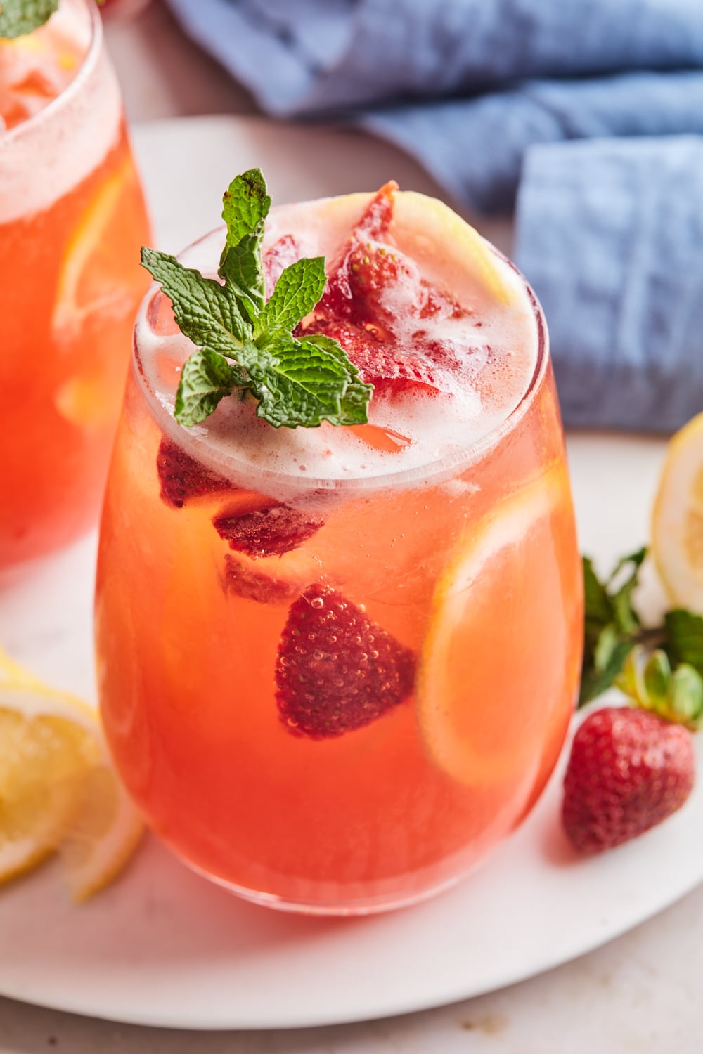 Sparkling Strawberry Mocktail