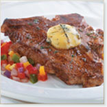 Veal Chops with Blue Cheese