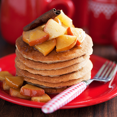 Golden Cheddar Pancakes