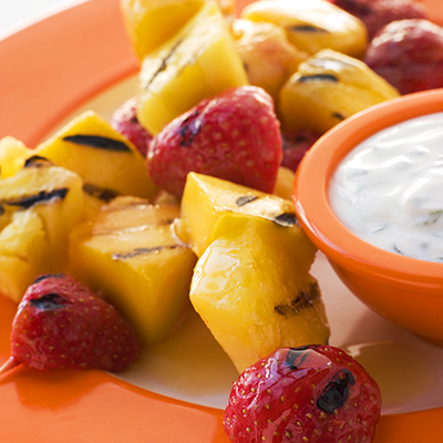 Honey-Glazed Grilled Fruit