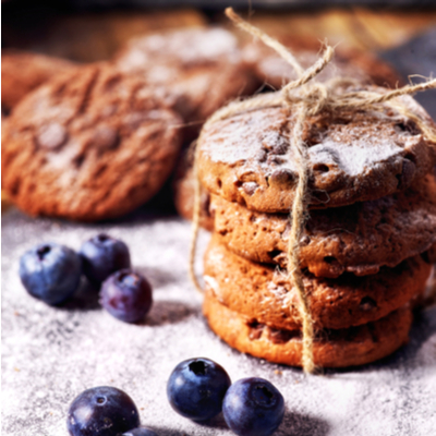 Blueberry, Pistachio and Oatmeal Cookies