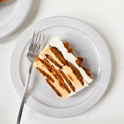 Peach and Ginger Icebox Cake