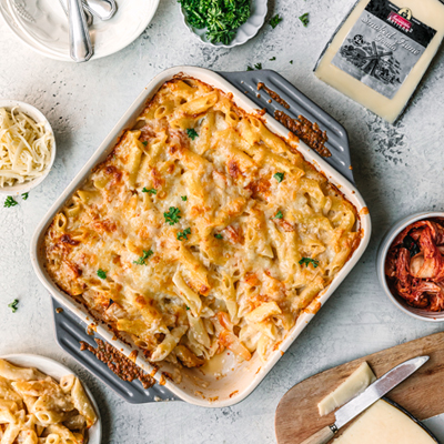 Kimchi Mac and Cheese